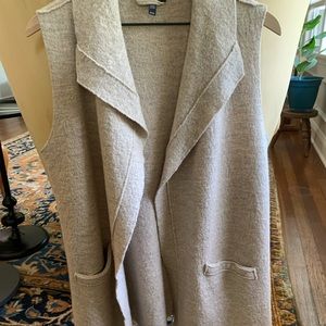 Eileen Fisher 100% Wool Vest